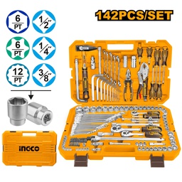 INGCO JEU DE 142 PIECES ET OUTILS  [HKTHP21421]