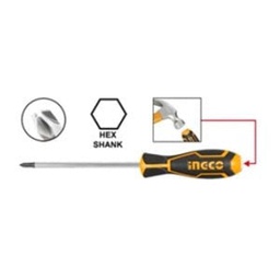 [HGTSPH2150] INGCO TOURNEVIS A ZONE DE FRAPPE VIS PHILLIPS 6*150 MM [HGTSPH2150]