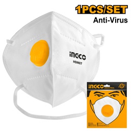 [HDM07] INGCO MASQUE ANTI-POUSSIERE FFP2 AVEC VALVE  